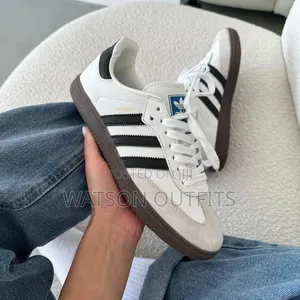 Viatu vya Adidas Samba vya Wanaume vya Ngozi