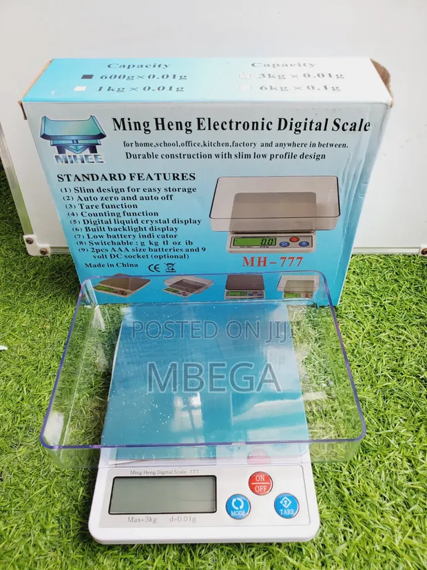 Ming Heng Electronic Digital Scale 3kg x 0.01g - 1