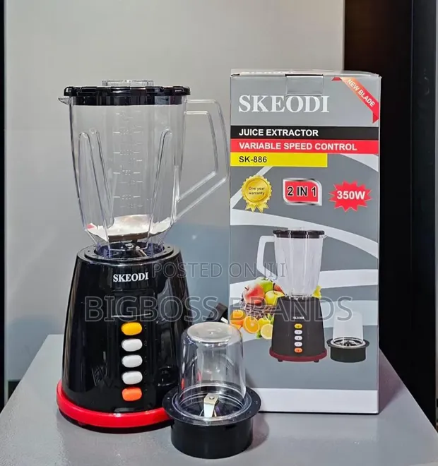 Blenda ya Skeodi SK.886 - 2 kwa 1, 1.5L - 1