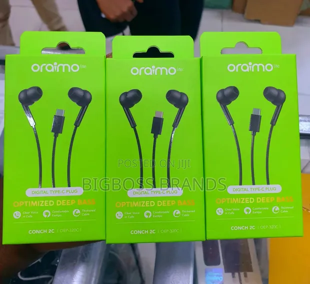Oraimo Super Bass Type-C Wired Earphones - 1
