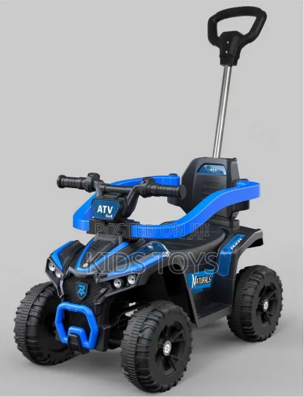 Gari la Watoto la ATV la Kushinikiza 2-in-1 - 1