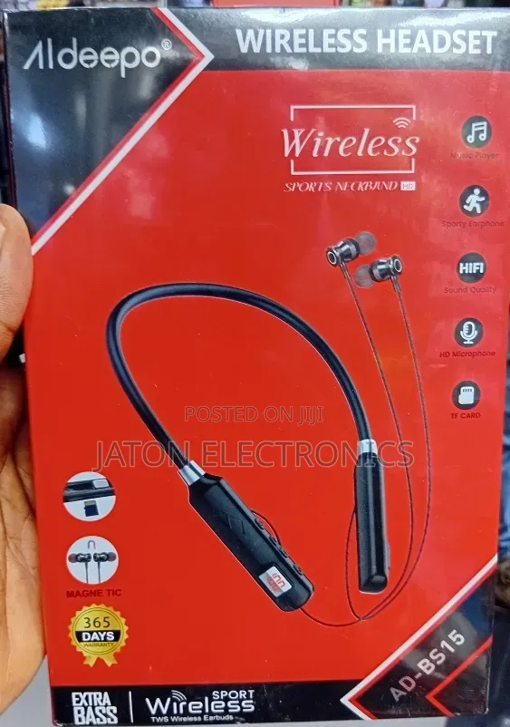 Aldeep Wireless Neckband Pods BS15 - 1
