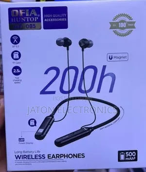 Ofia Neckband Earphones - Black