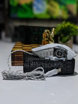 Coll Wired Gaming Mouse - Black and White