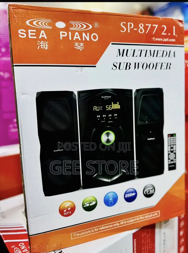 Sea Piano SP 877 5.1 Channel Bluetooth Speakers - 1