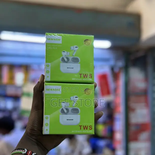 Mango KW3 TWS Earbuds - White - 1