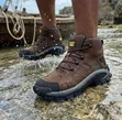 Men's Caterpillar Leather Boots - Grey, Black, Brown - 2