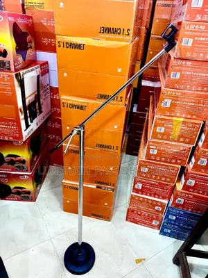 Professional Microphone Boom Stand with Heavy-Duty Round Base