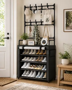 Multi-Function Shoe and Hat Rack (165x80x32cm)