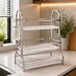 3-Tier Stainless Steel Dish Drainer - 2