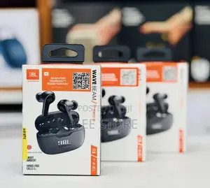 JBL Wave Beam Wireless Earbuds - Black