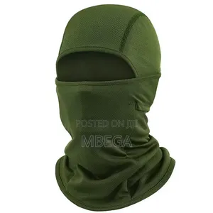 Unisex Black and Green Head Mask