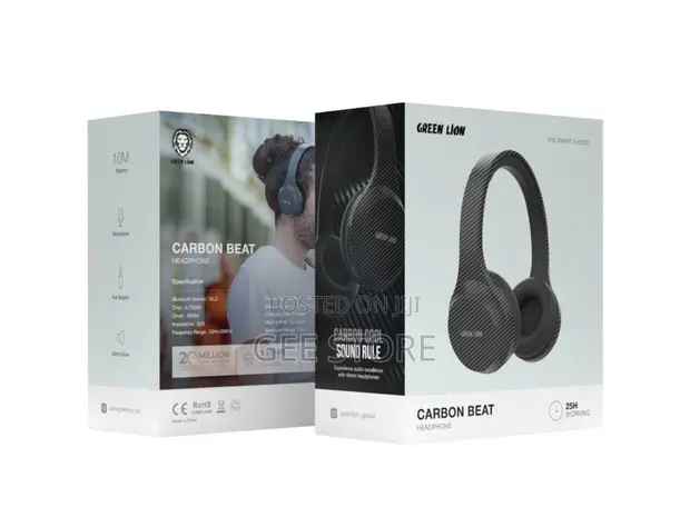 Green Lion Carbon Wireless Headset - 1