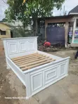 Used Wooden Bed Frame 5x6 - 1