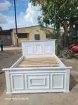 Used Wooden Bed Frame 5x6 - 2