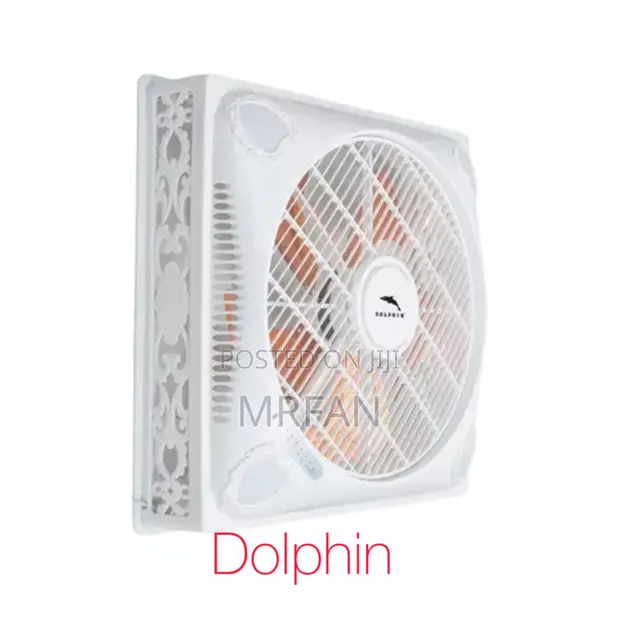 Dolphin Surface Ceiling Fan 60x60cm, Motor 100W, Nuru za LED - 1