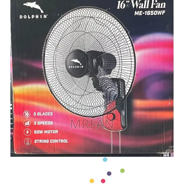 Dolphin Wall Fan Size 16 - 1