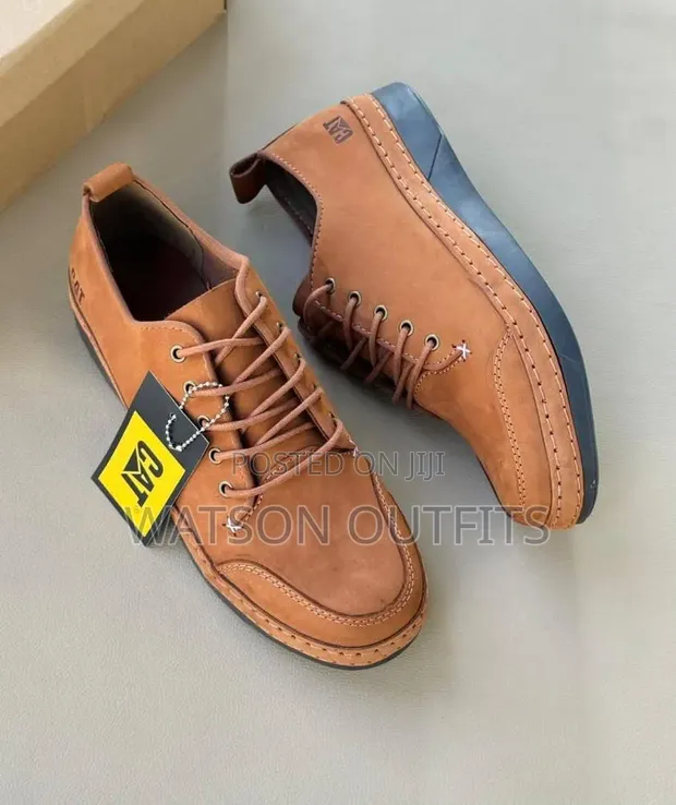 Viatu vya Ngozi vya Wanaume vya Caterpillar Moccasins - Ukubwa 40-45 - 1