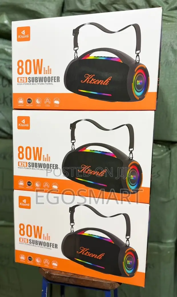 Kisonli K26 Bluetooth Speaker 80W - 1