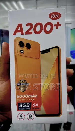 New Itel A200+ 64GB Orange