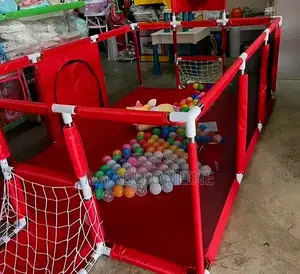 Kids Playpen with Basketball Hoop & Ball Pit
