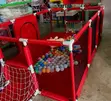 Kids Playpen with Basketball Hoop & Ball Pit - 1