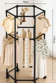 360-Degree Rotating Clothes Rack - 2