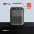 Porodo Full HD Portable Projector, Android, Lumens 3000, Onyesho la 100" - 2