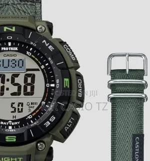 Casio Pro Trek PRG-340B-3D Solar Bluetooth Watch