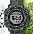 Casio Pro Trek PRG-340B-3D Solar Bluetooth Watch - 4