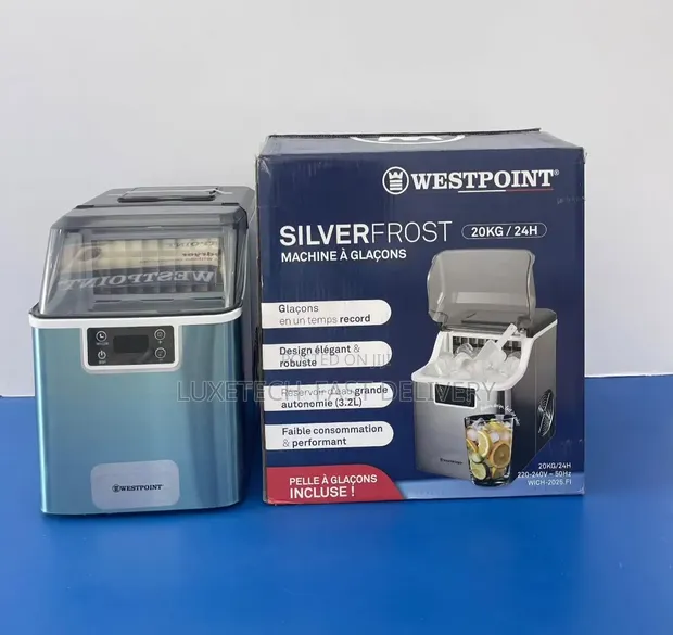 Westpoint Silverfrost Ice Maker 20kg/24h, 3.2L Tank - 1