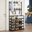 5-Layer Coat & Shoes Rack - 2