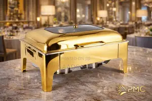 Stainless Steel Serving Dish - Gold