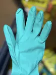 Safety Boy Nitrile Working Gloves - XL, Green - 2