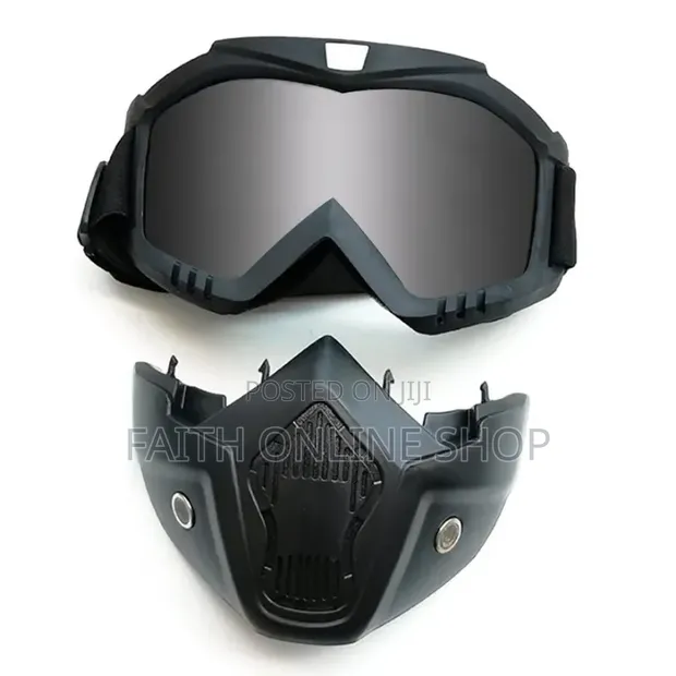 Motorcycle Riding Mask & Goggles - 1