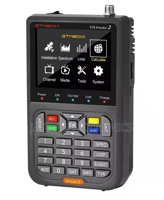 GTmedia Satellite Finder Scan and Play Video Channels - 1