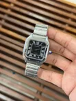 New Cartier Santos Quartz Watch - 1