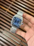 New Cartier Santos Quartz Watch - 5