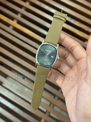 Casio Oval Shape Watch - Leather Band