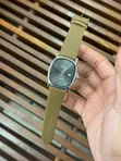 Casio Oval Shape Watch - Leather Band - 5