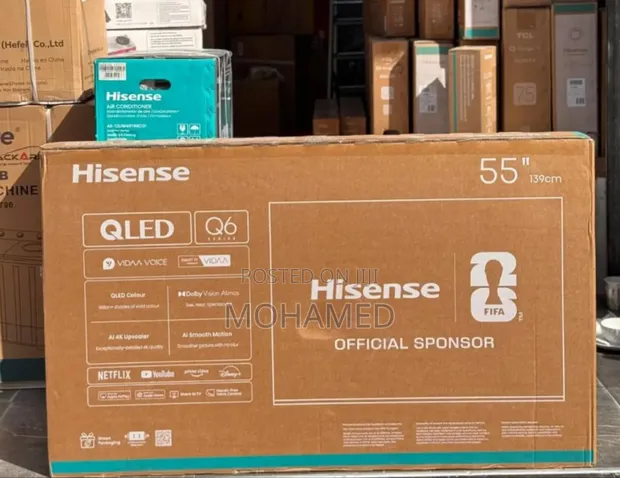 Hisense 55" QLED Q6 Series Smart TV - 1