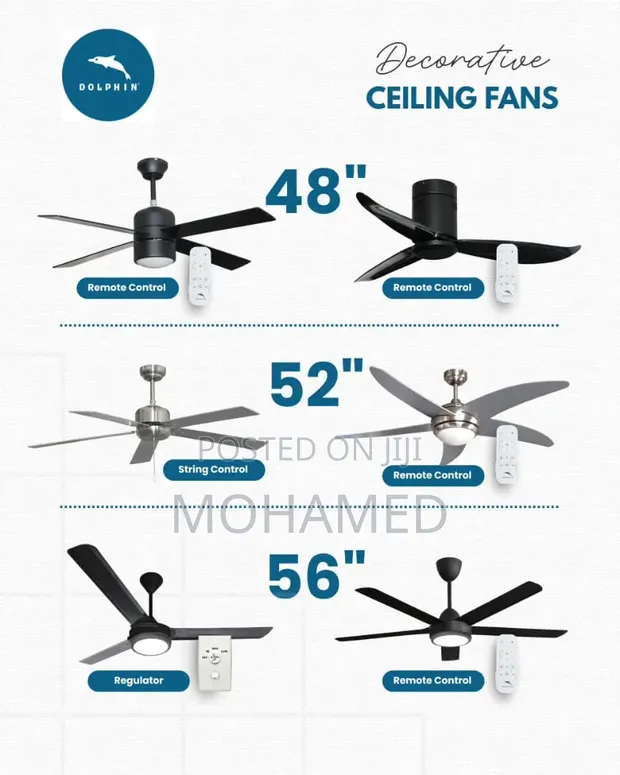 Dolphin Decorative Ceiling Fan - 1