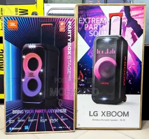 JBL PartyBox 320 & LG XBOOM Party Speakers