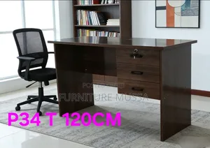 Office Table - Wood-Mode, Square, Brown, Brand New