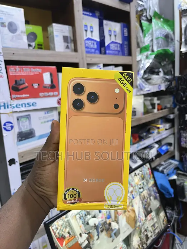 M-Horse S7 Mpya 64GB Rangi ya Chungwa - 1