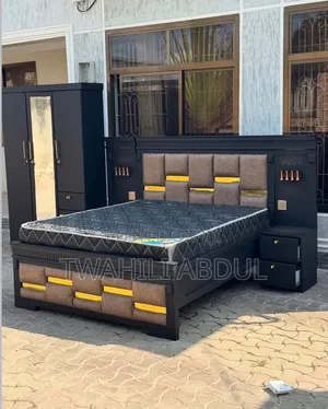 Woodstock Black Bedroom Furniture Set - Brand New