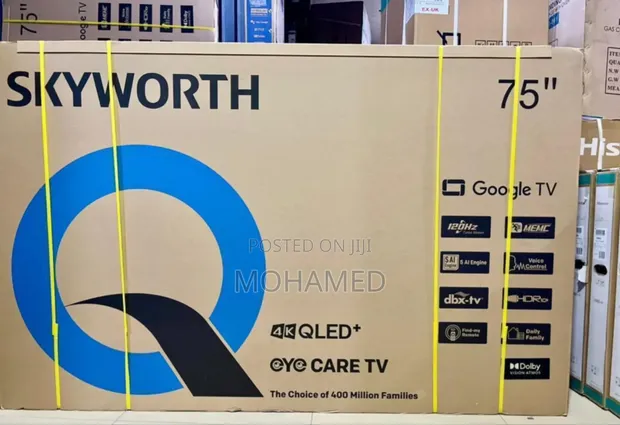 Skyworth 75" QLED 4K Smart TV - 1