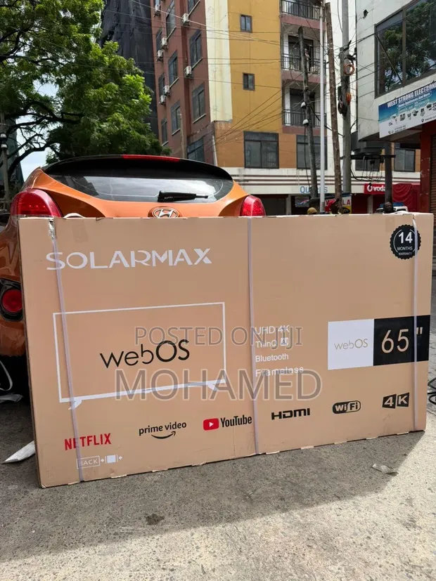 Solarmax 65" Smart Frameless WebOS TV - 1