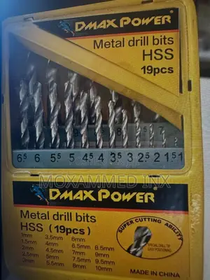 Dmax Metal Drill Bits Set (19 Pieces)