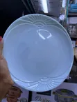 6pcs Large Bone China Dinner Plates - 5